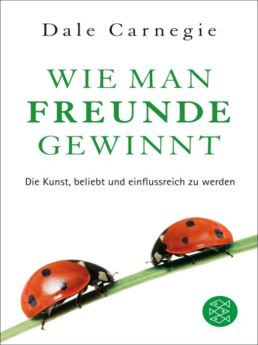 Title details for Wie man Freunde gewinnt by Dale Carnegie - Wait list